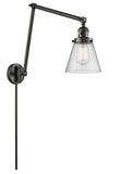 238-OB-G64-LED 8" 1-Light Oil Rubbed Bronze LED Swing Arm LED Bulbs Included