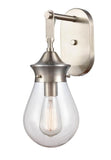 Innovations Lightging 414-1W-SN-G4142-6 1-Light 6.125" Satin Nickel Bath Vanity Light -  Clear Genesis Glass Glass - Bulbs Included