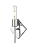 1-Light 6.375" Polished Chrome Sconce -  - Incandescent Bulb