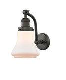 515-1W-OB-G191 1-Light 6.5" Oil Rubbed Bronze Sconce - Matte White Bellmont Glass - LED Bulb - Dimmensions: 6.5 x 10 x 11.5 - Glass Up or Down: Yes