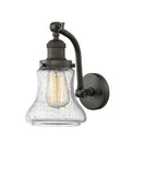 515-1W-OB-G194 1-Light 6.5" Oil Rubbed Bronze Sconce - Seedy Bellmont Glass - LED Bulb - Dimmensions: 6.5 x 10 x 11.5 - Glass Up or Down: Yes
