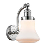 515-1W-PC-G191 1-Light 6.5" Polished Chrome Sconce - Matte White Bellmont Glass - LED Bulb - Dimmensions: 6.5 x 10 x 11.5 - Glass Up or Down: Yes
