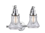 515-2W-PC-G194 2-Light 18" Polished Chrome Bath Vanity Light - Seedy Bellmont Glass - LED Bulb - Dimmensions: 18 x 10 x 12 - Glass Up or Down: Yes