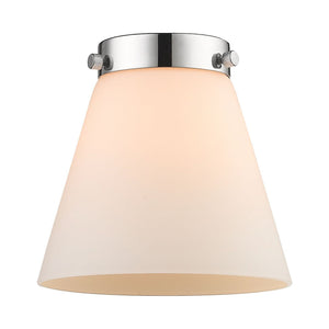 Innovations Lighting G61 Accessory 6"  Glass - Matte White Cased Small Cone Glass Shade - Dimmable Vintage Bulbs Included - Width: 6" Depth (Front to Back): 6" Height: 6