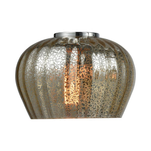 Innovations Lighting G96 Accessory 6.5"  Glass - Mercury Fenton Glass Shade - Dimmable Vintage Bulbs Included - Width: 6.5" Depth (Front to Back): 6.5" Height: 5