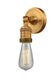 1-Light 4.5" Antique Brass Sconce - Bare Bulb LED