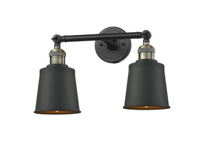 208-BAB-M9-AB-LED 16" 2-Light Black Antique Brass LED Bath Vanity Ligh LED