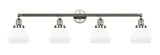 215-PN-G171 4-Light 42.75" Polished Nickel Bath Vanity Light - Matte White Cased Fulton Glass - LED Bulb - Dimmensions: 42.75 x 7.875 x 9.25 - Glass Up or Down: Yes
