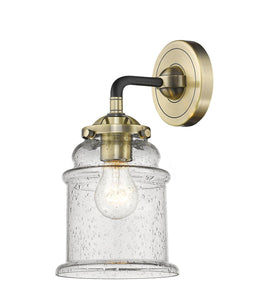 1-Light 6" Canton Sconce - Bell-Urn Seedy Glass - Choice of Finish And Incandesent Or LED Bulbs
