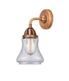 1-Light 6" Antique Copper Sconce - Seedy Bellmont Glass LED