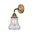 288-1W-BAB-G194 1-Light 6" Black Antique Brass Sconce - Seedy Bellmont Glass - LED Bulb - Dimmensions: 6 x 7.25 x 10.625 - Glass Up or Down: Yes
