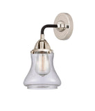 288-1W-BPN-G194 1-Light 6" Black Polished Nickel Sconce - Seedy Bellmont Glass - LED Bulb - Dimmensions: 6 x 7.25 x 10.625 - Glass Up or Down: Yes