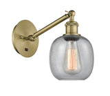 1-Light 6" Belfast Sconce - Globe-Orb Seedy Glass - Choice of Finish And Incandesent Or LED Bulbs