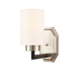 441-1W-BSN-G4411 1-Light 4.375" Black Satin Nickel Sconce -  - LED Bulb - Dimmensions: 4.375 x 7.5 x 10 - Glass Up or Down: Yes