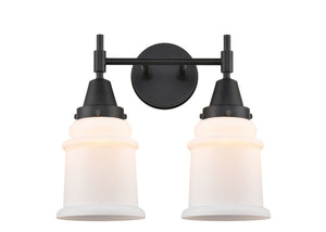 1-Light 15" Caden Bath Vanity Light - Bell-Urn Matte White Glass - Choice of Finish And Incandesent Or LED Bulbs