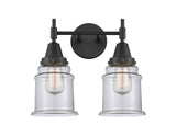1-Light 15" Caden Bath Vanity Light - Bell-Urn Clear Glass - Choice of Finish And Incandesent Or LED Bulbs