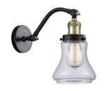 515-1W-BAB-G192 1-Light 6.5" Black Antique Brass Sconce - Clear Bellmont Glass - LED Bulb - Dimmensions: 6.5 x 10 x 11.5 - Glass Up or Down: Yes