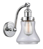 515-1W-PC-G192 1-Light 6.5" Polished Chrome Sconce - Clear Bellmont Glass - LED Bulb - Dimmensions: 6.5 x 10 x 11.5 - Glass Up or Down: Yes