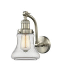 515-1W-SN-G192 1-Light 6.5" Brushed Satin Nickel Sconce - Clear Bellmont Glass - LED Bulb - Dimmensions: 6.5 x 10 x 11.5 - Glass Up or Down: Yes