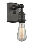 516-1W-OB 1-Light 4.5" Oil Rubbed Bronze Sconce - Bare Bulb - LED Bulb - Dimmensions: 4.5 x 5.5 x 7 - Glass Up or Down: Yes