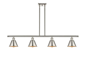 4-Light 48" Polished Nickel Island Light - Polished Nickel Smithfield LED