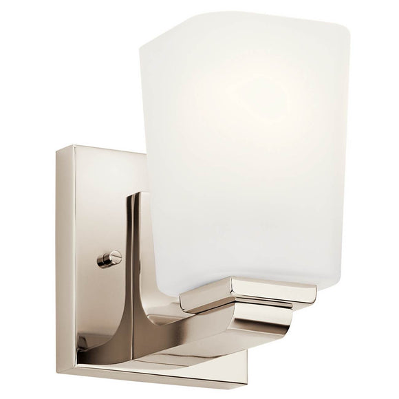 Kichler Lighting 55015PN RoehmGS= 1 Light Wall Sconce Polished Nickel
