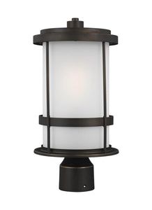 8290901-71 Generation Brands Wilburn Antique Bronze 1-Light Outdoor Post Lantern