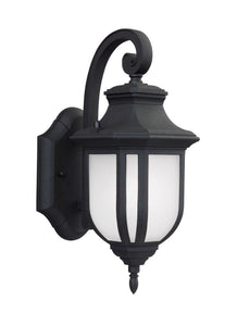 8536301-12 Childress Black Small 1-Light Outdoor Wall Lantern