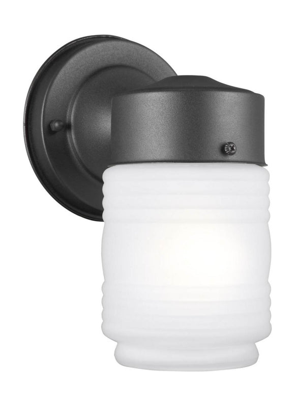 8550001-12 Black 1-Light Outdoor Wall Lantern
