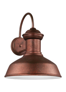 8647701-44 Fredricksburg Weathered Copper Large 1-Light Outdoor Wall Lantern