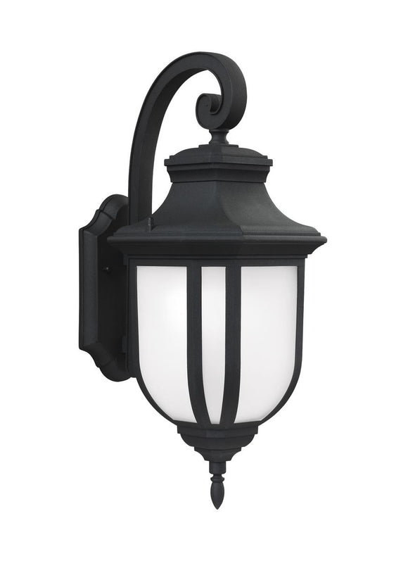 8736301-12 Childress Black Large 1-Light Outdoor Wall Lantern
