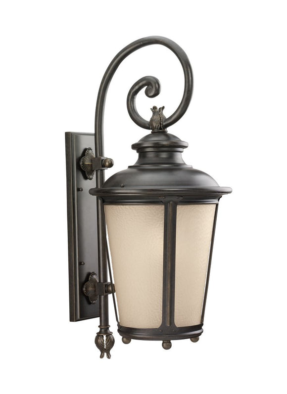 88243-780 Cape May Burled Iron 1-Light Outdoor Wall Lantern