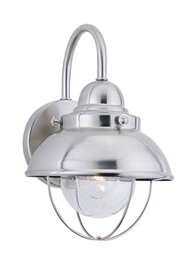 8870-98 Sebring Brushed Stainless 1-Light Outdoor Wall Lantern