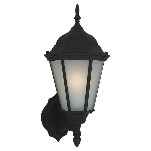 89941-12 Bakersville Black 1-Light Outdoor Wall Lantern