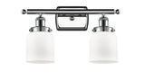 Innovations Lightging 916-2W-PC-G51 2-Light 16" Polished Chrome Bath Vanity Light -  Matte White Cased Small Bell Glass - Bulbs Included