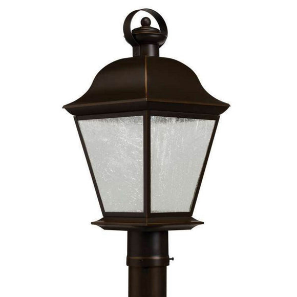 Kichler Lighting 9909OZLED Mount Vernon 1 Light LED Post Light Olde Bronze