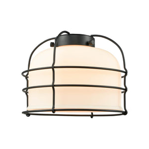 Innovations Lighting G71-CE Accessory 8"  Glass - Matte White Cased Large Bell Cage Glass Shade - Dimmable Vintage Bulbs Included - Width: 8" Depth (Front to Back): 8" Height: 6