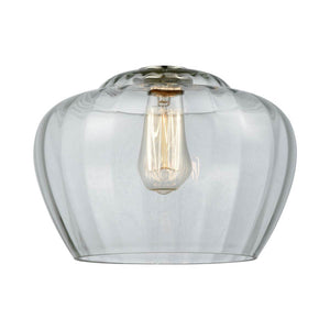 Innovations Lighting G92-L Accessory 7.75"  Glass - Large Clear Fenton Glass Shade - Dimmable Vintage Bulbs Included - Width: 7.75" Depth (Front to Back): 7.75" Height: 11
