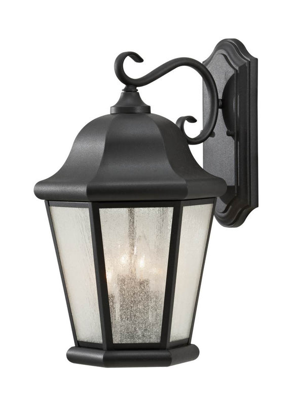 OL5904BK Martinsville Black Extra Large 4-Light Outdoor Wall Lantern