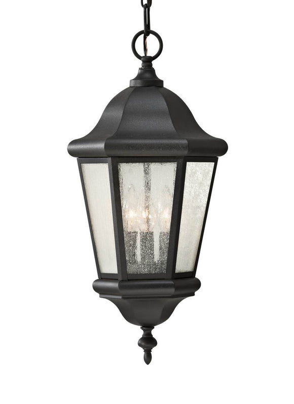 OL5911BK Martinsville Black 3-Light Outdoor Pendant Lantern