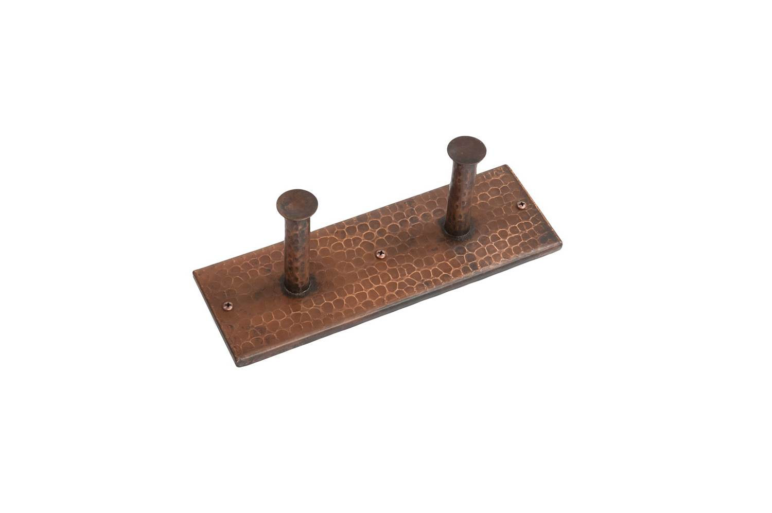 RH2 9 Inch Hand Hammered Premier Copper Double Robe/Towel Hook