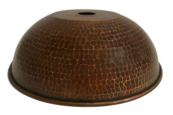 SH-L100DB 10.5 Inch Hand Hammered Premier Copper 10.5 Inch Dome Pendant Light Shade