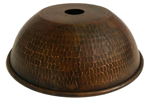 SH-L200DB 8.5 Inch Hand Hammered Premier Copper 8.5 Inch Dome Pendant Light Shade