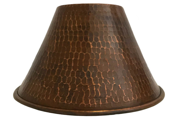 SH-L300DB 7 Inch Hand Hammered Premier Copper 7 Inch Cone Pendant Light Shade
